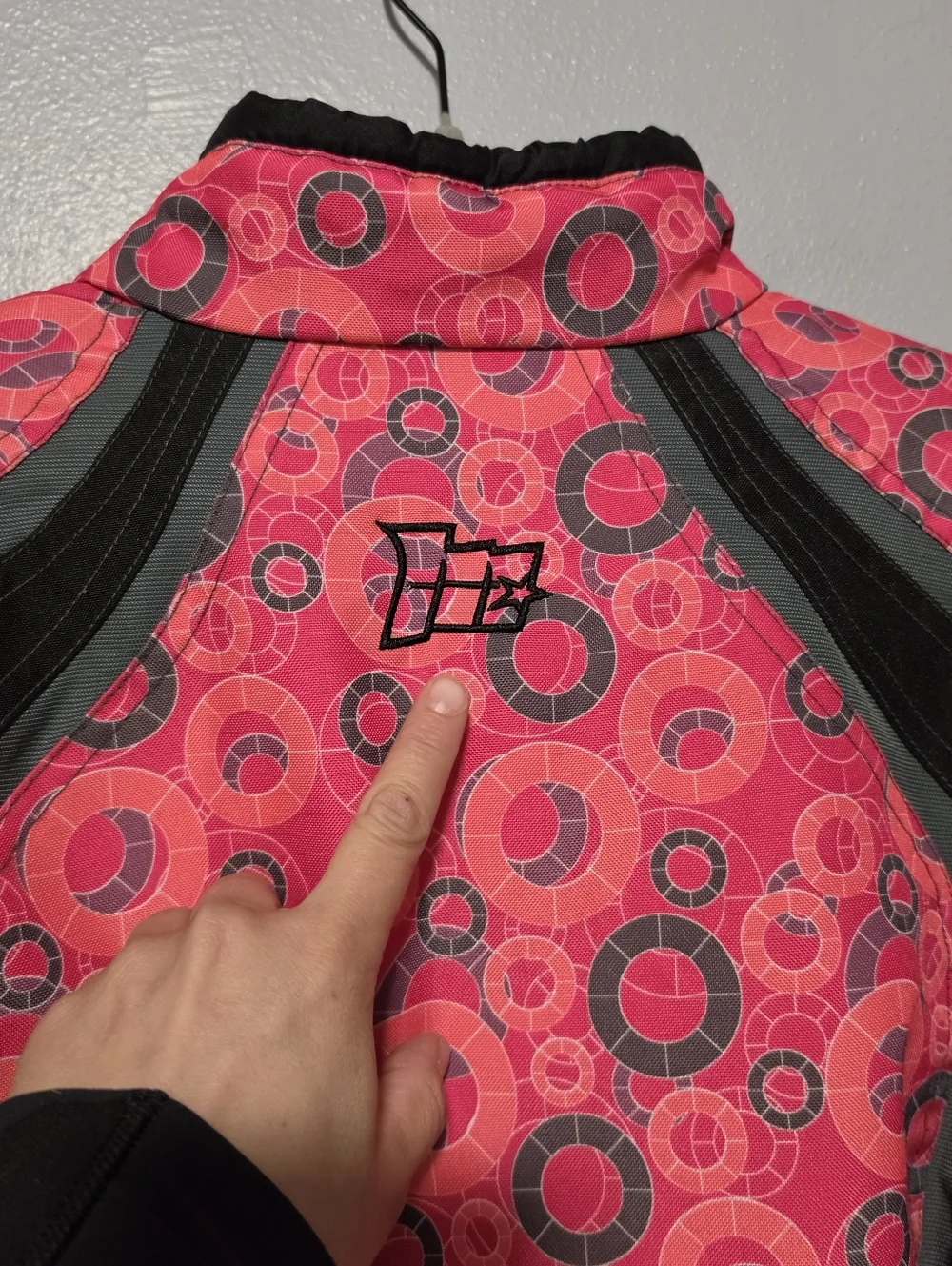 MOSSI Snow Jacket Girls Size 14 Pink Black Winter Coat Ski Youth Snowboard